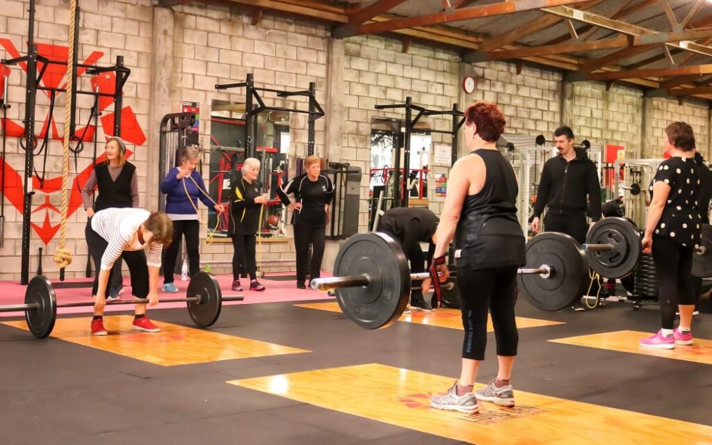 Taranaki gym encourages seniors to lift weights